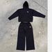 Men's Red Bear Print Hoodie & Pants Set - Streetwear Pullover With Crossbody Bag Premium Polyester Blend_viptrois.com