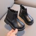 Child's shoes Fashion children's fashion boots Boys single boots Girls fashion ankle boots windproof warm tide_viptrois.com