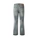 Men's Clothing High Street Distressed Loose Casual Distressed Bleached Ripped Cat Whisker Casual Pants Jeans Bell Bottoms_viptrois.com