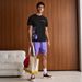 Breathable Cotton Casual Short Sleeve T-Shirt & Shorts Set For Men - Lightweight Summer Outfit, Gym & Streetwear_viptrois.com