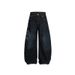 Tassel Ripped Jeans Men's Summer New Loose Straight Washed Old High Street Street Wide Leg Long Pants Trend_viptrois.com