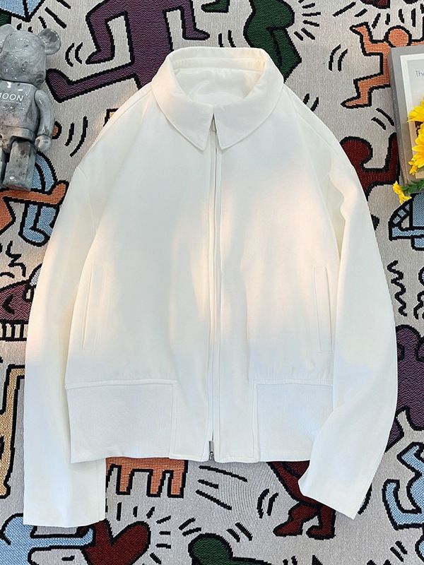 Coat Men's Trendy High-end Autumn Shoulder Padded Executive Jacket Cardigan Zipper Baseball Jacket_viptrois.com