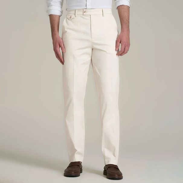 Men's Classic Twill Dress Pants - Breathable Cotton Straight Fit Trousers For Office & Casual Wear_viptrois.com