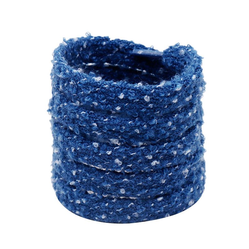 Flat Fluffy Shoelaces 1.55cm Wide_viptrois.com