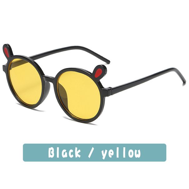 Kids'sunglasses New fashion trend kids sunglasses cute transparent cartoon kids_viptrois.com