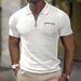 2025d 2024 Summer Quick-Dry Waffle With Zipper Pocket For Men Sports Polo Shirt_viptrois.com