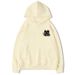 Trendy New Printed Hooded Sweatshirt With Casual And Fashionable Design, Versatile And Loose Top_viptrois.com