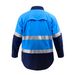 Men's Clothing Construction Workshop Auto Repair Sanitation Machine Tool Pure Cotton Reflective Strip Shirt Top Work Clothes_viptrois.com