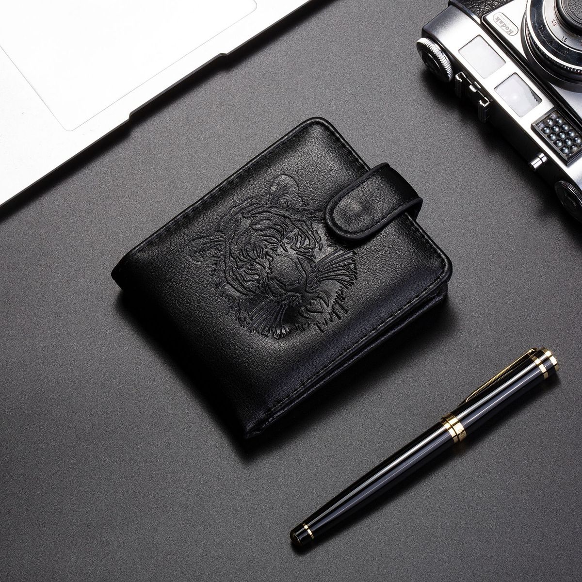 Wallet Card Cases Retro Men's Wallet High End Multi Card Slot Wallet Short Coin Purse Card Holder New Model_viptrois.com