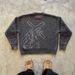 European, American Autumn And Winter Japanese Retro Trend Crew Neck Knitted Sweater Men's Loose Casual Contrasting Letter Sweater_viptrois.com