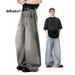 Streetwear Baggy Jeans For Men - Vintage Washed Denim Pants With Unique Scythe Cut, Loose Fit, Comfortable & Stylish For Urban Fashion_viptrois.com