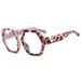 Women's Eyeglasses V Leg Polygonal Flat Glasses Anti Blue Light New Glasses Frame Trend Irregular Decorative Glasses Frame_viptrois.com