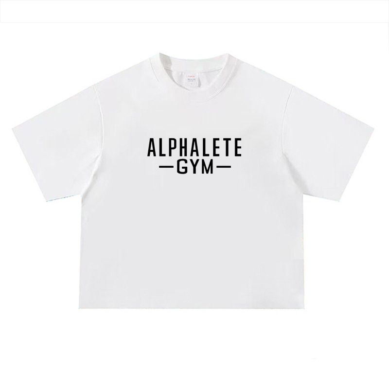 Oversize Cotton Extra Large Size Short Sleeves Heavy Shoulder Sleeves Square T-shirt Men's Fitness Casual Street_viptrois.com