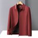 CT High-Quality Jacket Spring New Style Middle-Aged And Elderly Leaders Light Business Turn-Down Collar Coat Dad Men's_viptrois.com