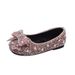 2025 Summer New Bow Ladies Girls Princess Girls Baby Princess Single Shoes Leather Shoes Dance Performance_viptrois.com