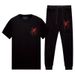 Men's Clothing Fashion Trendy Summer Hot Diamond Spider Slim Short Sleeved T Shirt Men_viptrois.com