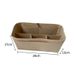 Felt Beach Bag, Large Capacity, Multi-pocket, Snap Inner Liner Bag, Multi-functional Organizing, Portable Makeup Bag_viptrois.com