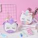 Children's Cute Unicorn Cartoon Bag Fashion Little Girl Messenger Bag Trendy Shoulder Bag Kindergarten_viptrois.com