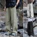 2025 Summer New Outdoor Sports Loose Straight Versatile Youth Casual Men's Long Pants_viptrois.com