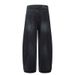 Men's Clothing Retro Pleated Wide Leg Scimitar Jeans Street Loose Slim Sickle Casual Pants_viptrois.com