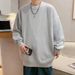 Pure Men's Sweater Autumn Winter New Loose Lazy Style High-end Japanese Retro Simple Trendy Brand Versatile Top Hot Item_viptrois.com
