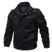 Men Casual Cotton Military Bomber Jacket Mens Jackets & Coats Army Men's Slim Fit Pilot Jackets Casacas Para Hombre_viptrois.com