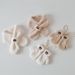 Kids' scarf, hat & glove sets Children's fleece thick gloves scarf Baby fleece bear embroidered warm suit_viptrois.com