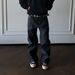 Autumn Winter New Men's Solid Color Jeans Fashion Casual Trendy Design Comfortable Retro Straight Fit Versatile_viptrois.com