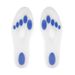 Milk white real silicone insole for men and women leisure cushioning soft foot heart pads running insole_viptrois.com