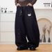 Wide Leg Pants For Men 2025 New Summer Diagonal Stripes, High Waist Hanging Feeling, Loose And Slimming, Lazy Style,_viptrois.com