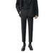 Men's Clothing Autumn Men's Nine Point Suit Pants Straight Loose Anti Wrinkle Casual Pants Business Drape Slim Fit Pencil Pants Men_viptrois.com