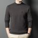 2025 Autumn Winter High-end Men's Thickened Crew Neck Knitted Sweater For Middle-aged, Plus Size, Loose Fit, Fashionable_viptrois.com