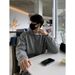Pure Trendy New Dongdaemun Korean Clothing Turn-Down Sweater Men's Designer Polo Collar Skin-Friendly Loose Knitwear_viptrois.com