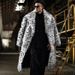 Men's Clothing Men's Fur Jacket Imitation Fox Fur Long Coat Winter Warm Windbreaker Fashion Casual Top European And American Large Size Trend_viptrois.com