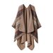 Women's Scarves New Plaid Ethnic Style Shawl Tibet Lijiang Travel Cape Woven Cashmere Knitted Warm Scarf_viptrois.com