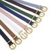 Popular Bamboo Alloy Needle Button PU Long Shirt Dresses with Personalized Trendy Women's Belt_viptrois.com