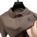 Clearance Sale Youth Short Sleeve Deer Head Series Men's T-Shirt High-End Fashion Business Casual Polo Shirt_viptrois.com