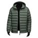 2025 Winter New Cotton Jacket Short Hooded Coat Trendy Sports Style Warm Top Men's Clothing_viptrois.com