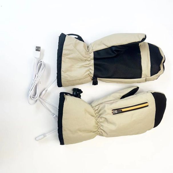 Heating Gloves Electric ski glove bag refers to winter outdoor wind, waterproof, warm, thick and velvet_viptrois.com