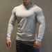 Men's Clothing Sports Fitness Clothes Autumn And Winter New Long Sleeved Sweatshirt Slim Round Neck High Elastic Quick Drying Breathable_viptrois.com
