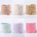 Lovely Snowflake Velvet Color Extended Shoelaces Flat Rope Plush Shoelaces_viptrois.com