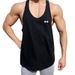 Summer Fitness I-shaped Vest American Quick-drying Breathable Bottoming Shirt Loose Squat Running Training Clothes Casual T-shirt_viptrois.com