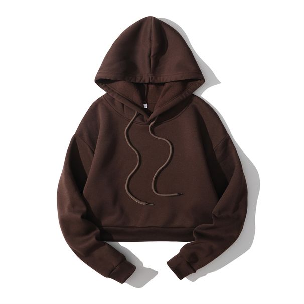 Men's Clothing Short Pullover Hooded Belly Exposed Sweatshirt High Waist Fleece Sweatshirt_viptrois.com