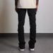 Monochrome Man- New Men's European And American Street Fashion Ins Hot Elastic Patch Denim Straight Pants_viptrois.com