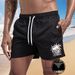 Men's Clothing Men's Quick Drying Loose Fit Sports Shorts Summer Casual Beach Pants Thin Ice Silk Five Point Double Layer_viptrois.com
