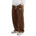 Men's Corduroy Casual Pants – High-Waisted Straight-Leg Trousers With Drawstring Waist For Retro Streetwear_viptrois.com