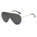 One Piece Anime Sunglasses For Women - Large Metal Frame With Gradient Lenses (UV400 Protection, High-End Fashion)_viptrois.com