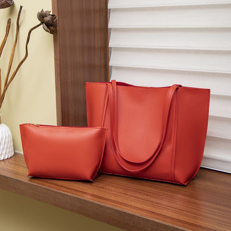 Women's Bags Women's Shopping Bags Trendy Handbags Two Piece Small Bag Fashion Women's Bag Simple Small Square Bag Shoulder Bag_viptrois.com