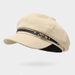 2025 New Octagonal Beret Head Circumference Artist Hat Autumn Winter Niche Metal Newsboy Cap Large Size_viptrois.com