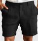 Men's Clothing Summer Breathable Solid Color Outdoor Leisure Zipper Button Shorts_viptrois.com